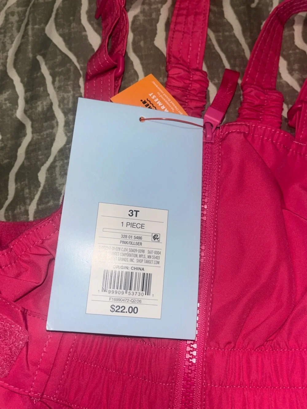 Cat & Jack Pink Kids Snow Overalls